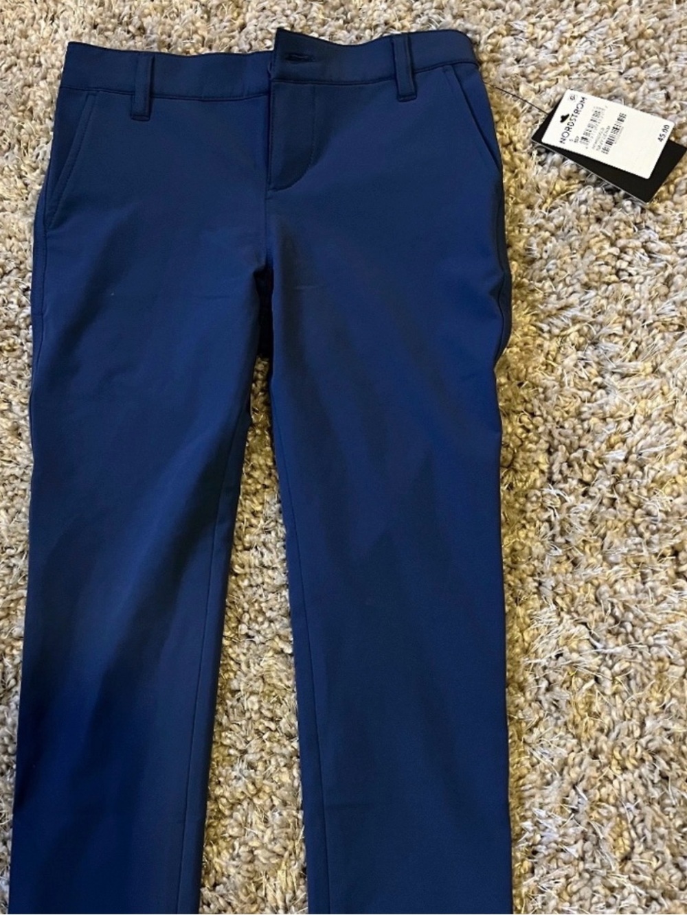 Nordstrom Boys Navy Blue Dress Pants-Size 5 NWT